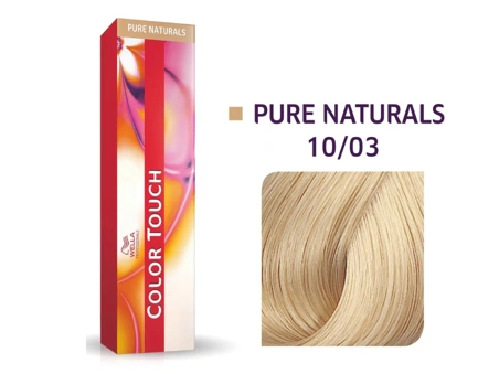 Wella Color Touch Hajszínező - 10/03 60ml Lightest Blonde/Natural Gold főképe